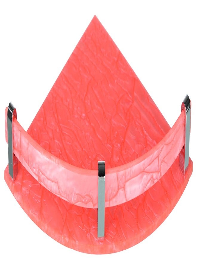 STIMULUS Acrylic Bathroom Corner Shelf | Kitchen Wall Shelves,Bedroom Rack, Trophy Stand Pink Colour (Pack of 3) (12x12 Inch) - Image 2